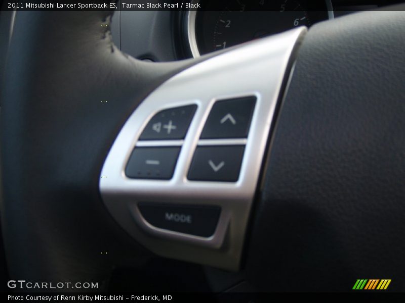 Tarmac Black Pearl / Black 2011 Mitsubishi Lancer Sportback ES