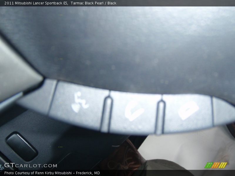 Tarmac Black Pearl / Black 2011 Mitsubishi Lancer Sportback ES