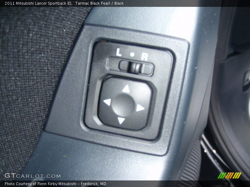 Tarmac Black Pearl / Black 2011 Mitsubishi Lancer Sportback ES