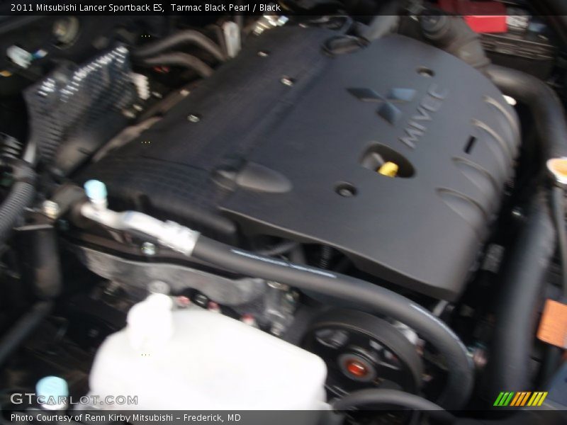Tarmac Black Pearl / Black 2011 Mitsubishi Lancer Sportback ES
