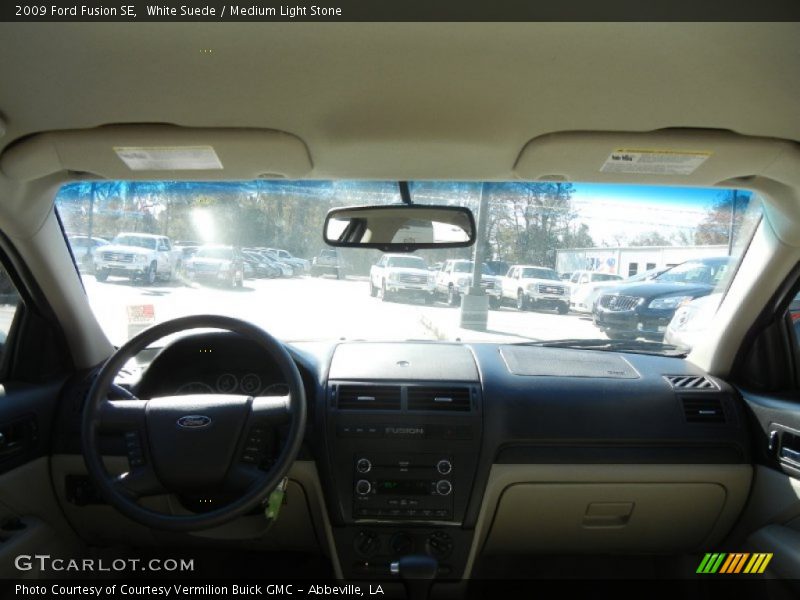 White Suede / Medium Light Stone 2009 Ford Fusion SE