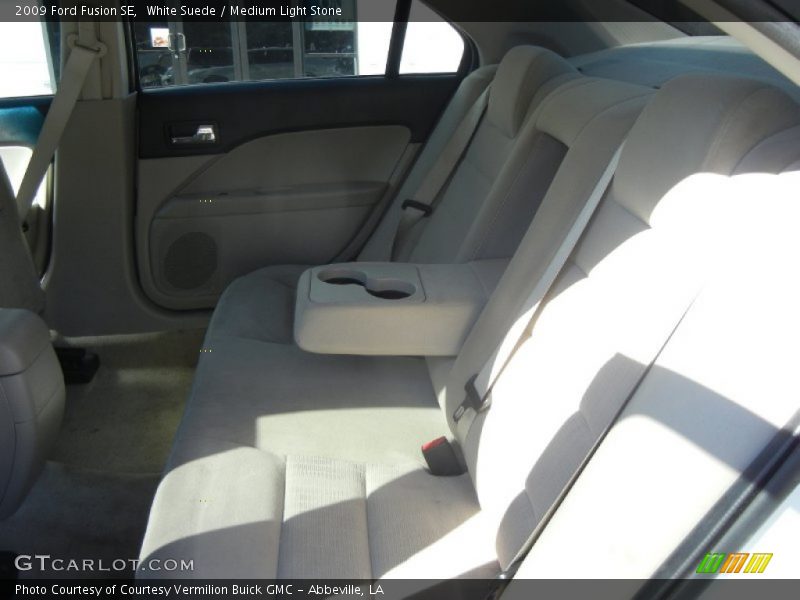 White Suede / Medium Light Stone 2009 Ford Fusion SE