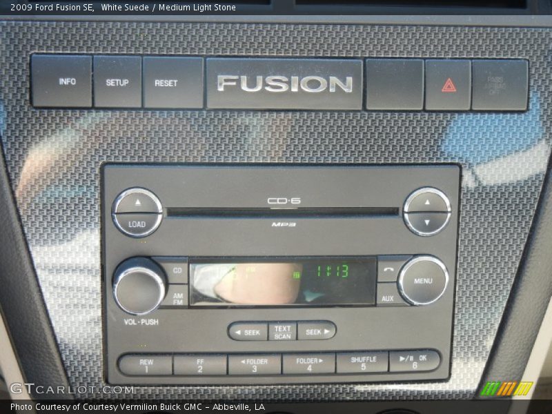 White Suede / Medium Light Stone 2009 Ford Fusion SE