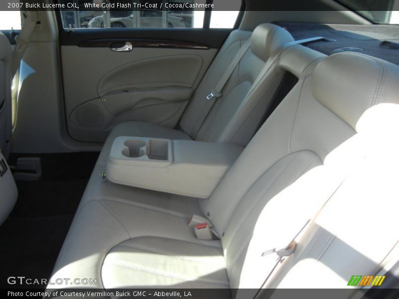 White Gold Flash Tri-Coat / Cocoa/Cashmere 2007 Buick Lucerne CXL