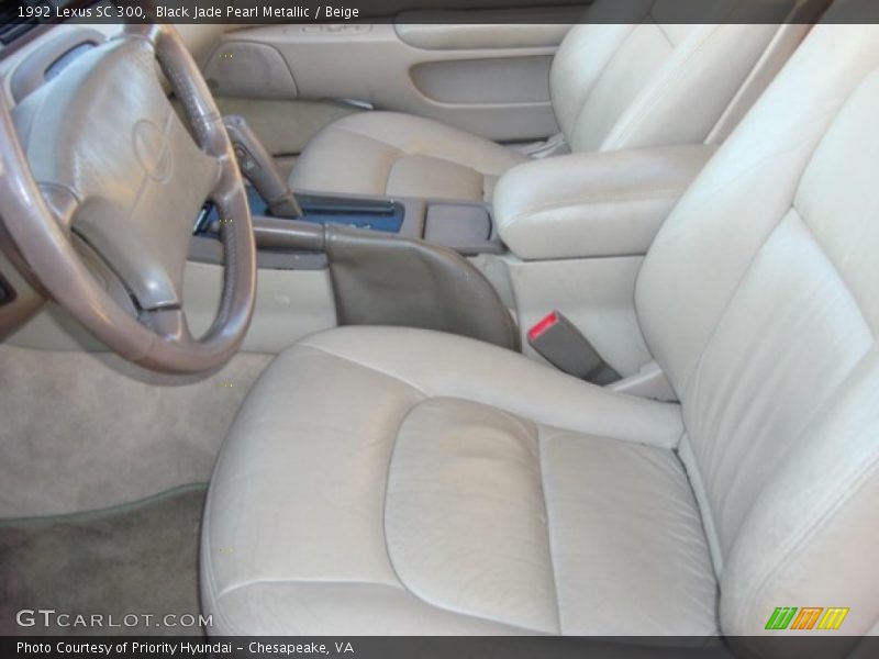  1992 SC 300 Beige Interior