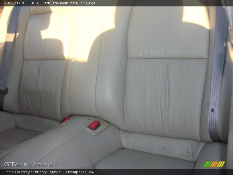 Black Jade Pearl Metallic / Beige 1992 Lexus SC 300