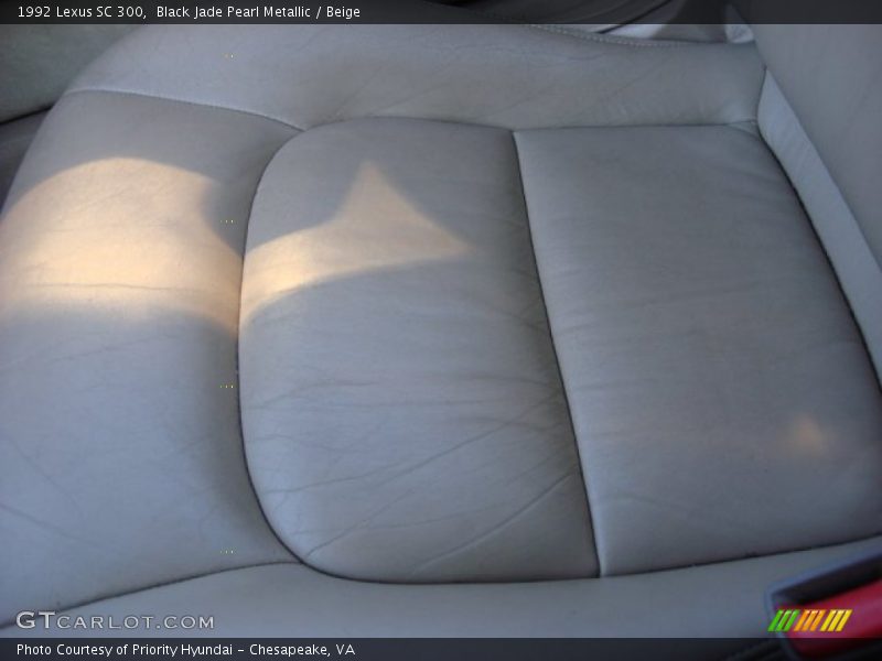 Black Jade Pearl Metallic / Beige 1992 Lexus SC 300