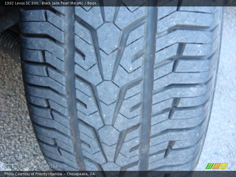 Black Jade Pearl Metallic / Beige 1992 Lexus SC 300