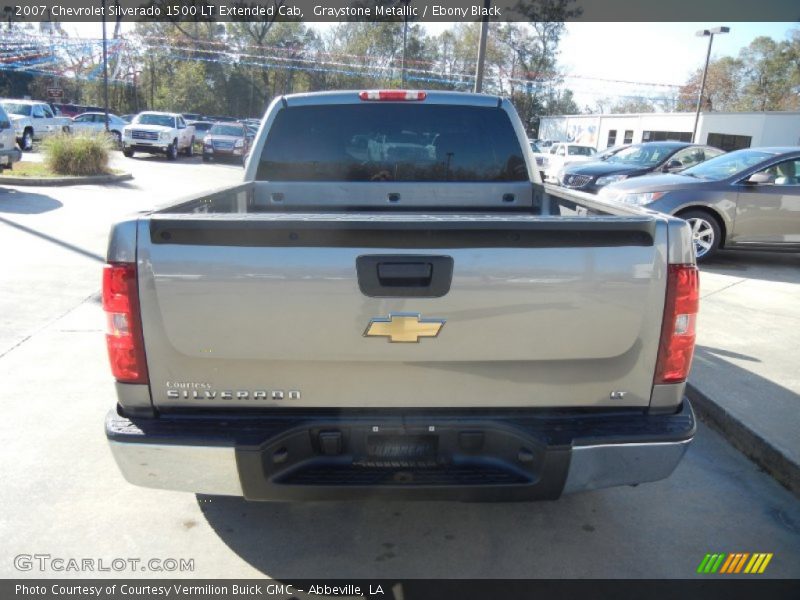 Graystone Metallic / Ebony Black 2007 Chevrolet Silverado 1500 LT Extended Cab