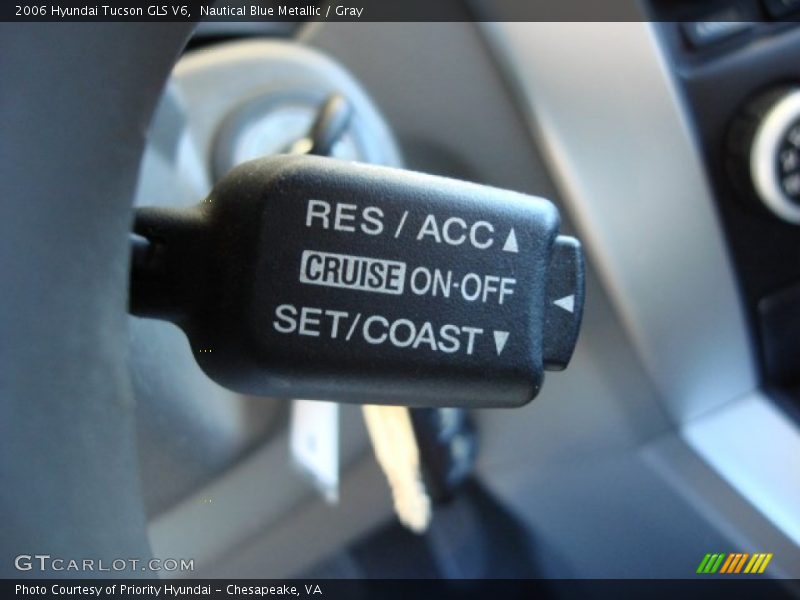 Nautical Blue Metallic / Gray 2006 Hyundai Tucson GLS V6