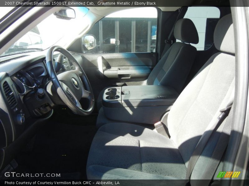 Graystone Metallic / Ebony Black 2007 Chevrolet Silverado 1500 LT Extended Cab