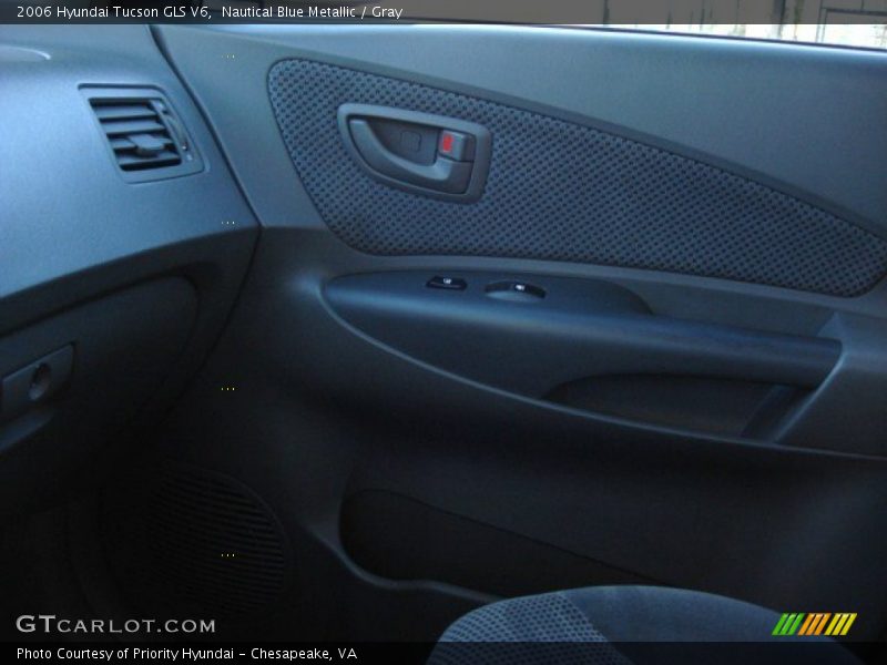 Nautical Blue Metallic / Gray 2006 Hyundai Tucson GLS V6