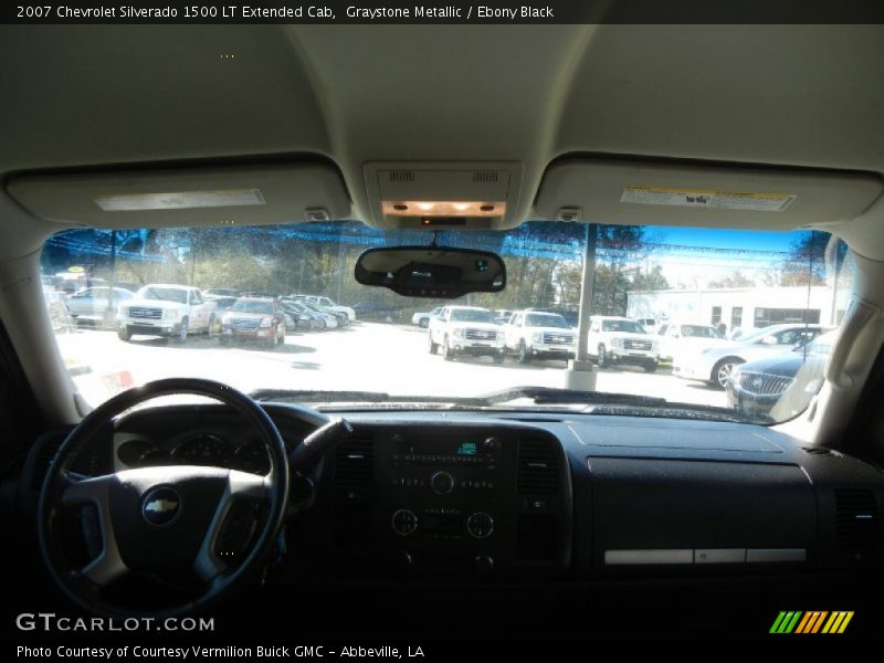 Graystone Metallic / Ebony Black 2007 Chevrolet Silverado 1500 LT Extended Cab