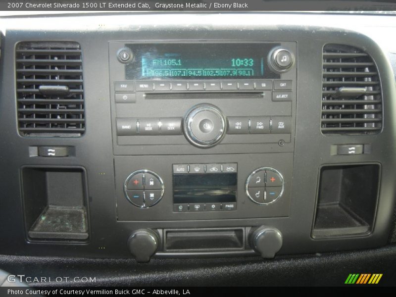 Graystone Metallic / Ebony Black 2007 Chevrolet Silverado 1500 LT Extended Cab