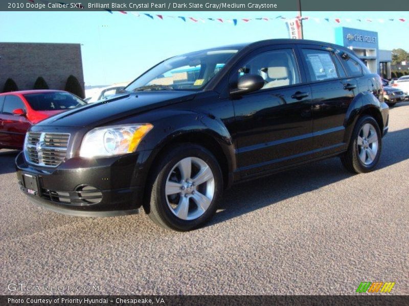 Brilliant Black Crystal Pearl / Dark Slate Gray/Medium Graystone 2010 Dodge Caliber SXT