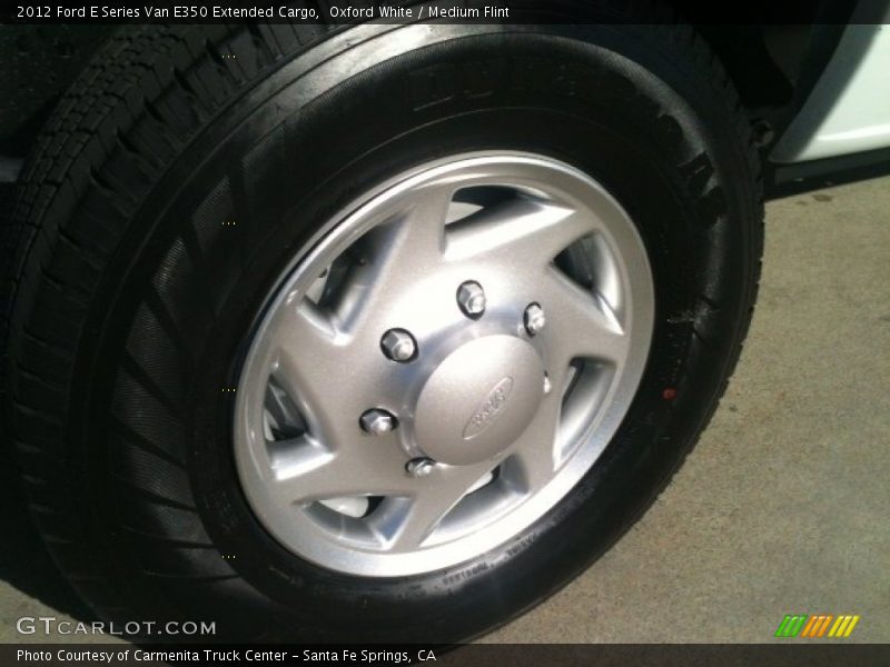Oxford White / Medium Flint 2012 Ford E Series Van E350 Extended Cargo