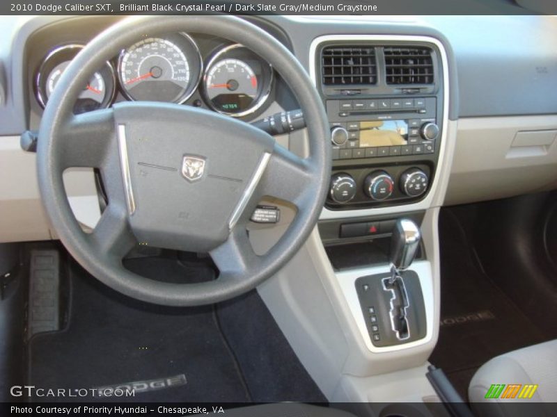 Brilliant Black Crystal Pearl / Dark Slate Gray/Medium Graystone 2010 Dodge Caliber SXT