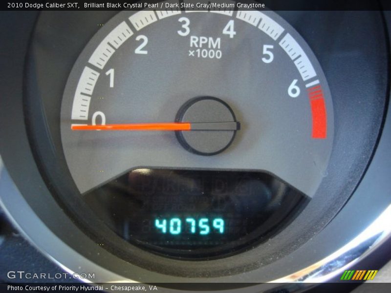 Brilliant Black Crystal Pearl / Dark Slate Gray/Medium Graystone 2010 Dodge Caliber SXT