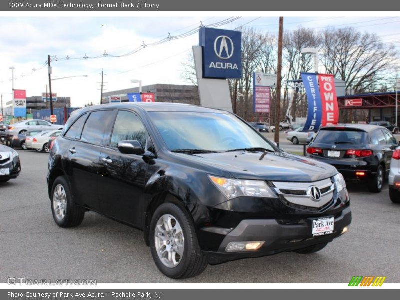 Formal Black / Ebony 2009 Acura MDX Technology