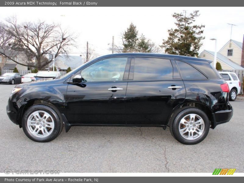 Formal Black / Ebony 2009 Acura MDX Technology
