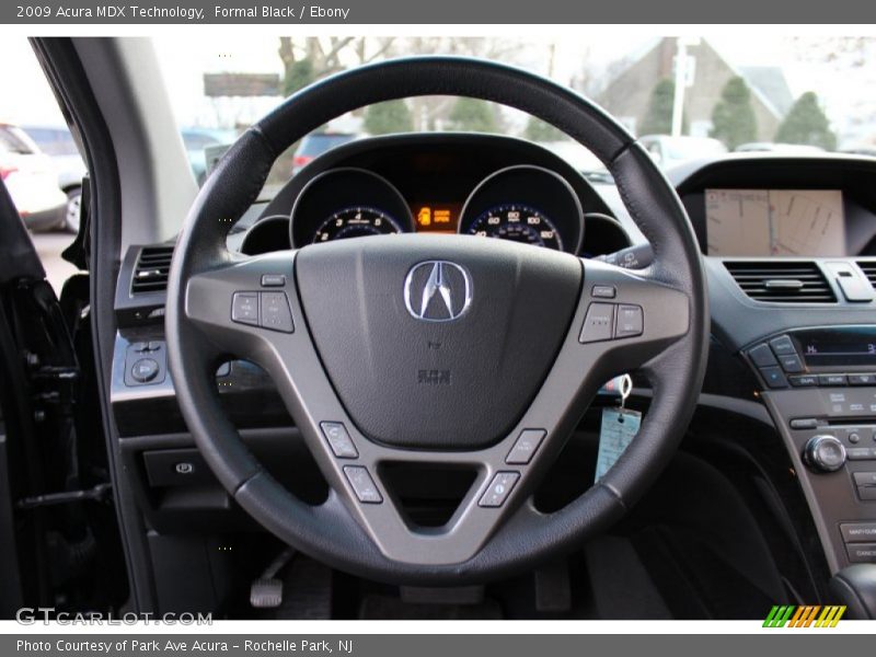 Formal Black / Ebony 2009 Acura MDX Technology