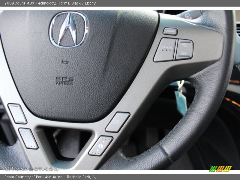 Formal Black / Ebony 2009 Acura MDX Technology