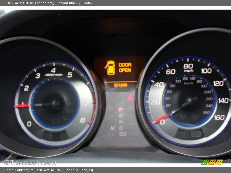 Formal Black / Ebony 2009 Acura MDX Technology