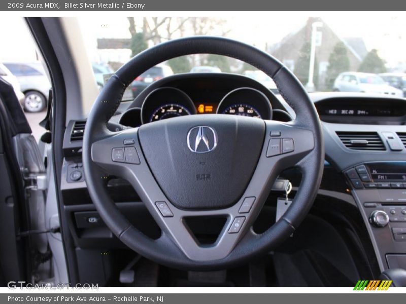 Billet Silver Metallic / Ebony 2009 Acura MDX