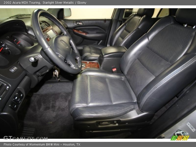 Starlight Silver Metallic / Ebony 2002 Acura MDX Touring