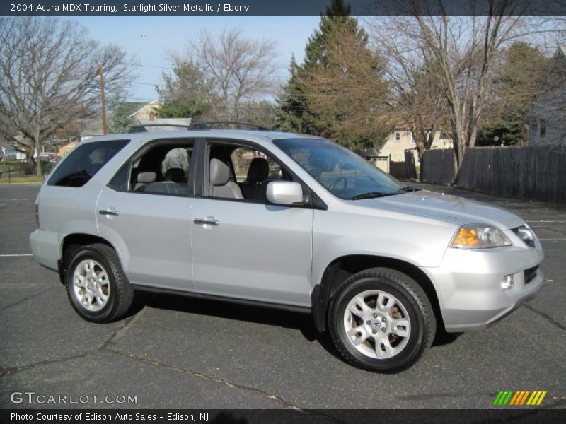 Starlight Silver Metallic / Ebony 2004 Acura MDX Touring