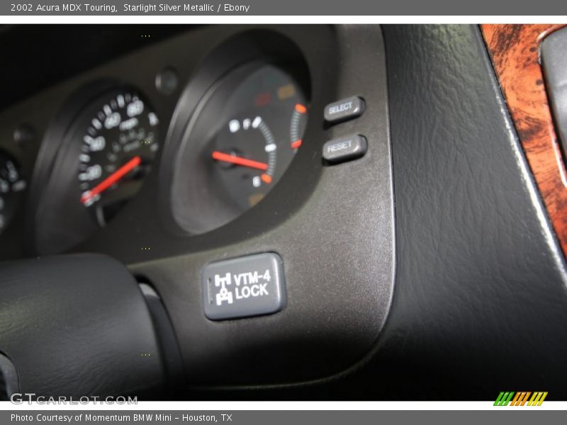 Starlight Silver Metallic / Ebony 2002 Acura MDX Touring