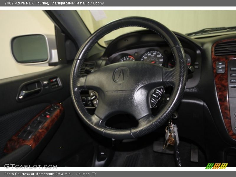 Starlight Silver Metallic / Ebony 2002 Acura MDX Touring