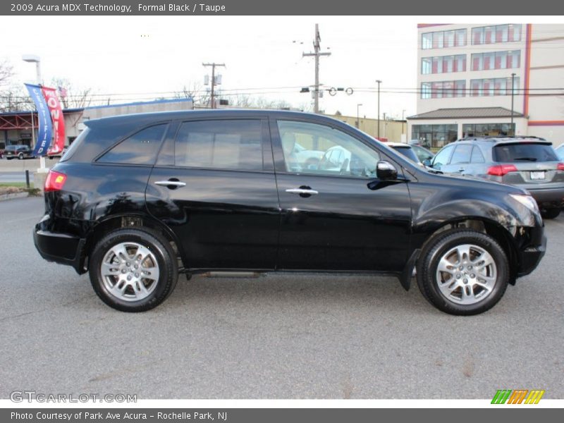 Formal Black / Taupe 2009 Acura MDX Technology