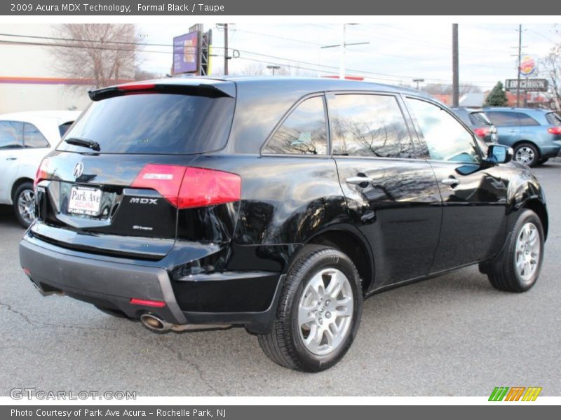 Formal Black / Taupe 2009 Acura MDX Technology
