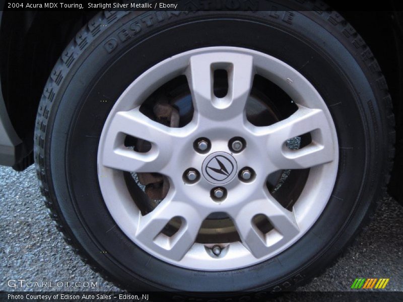 Starlight Silver Metallic / Ebony 2004 Acura MDX Touring