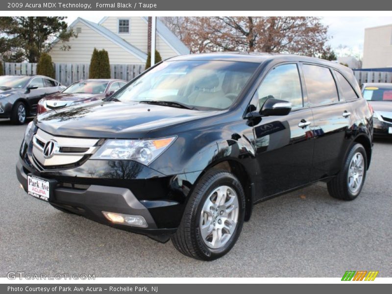 Formal Black / Taupe 2009 Acura MDX Technology