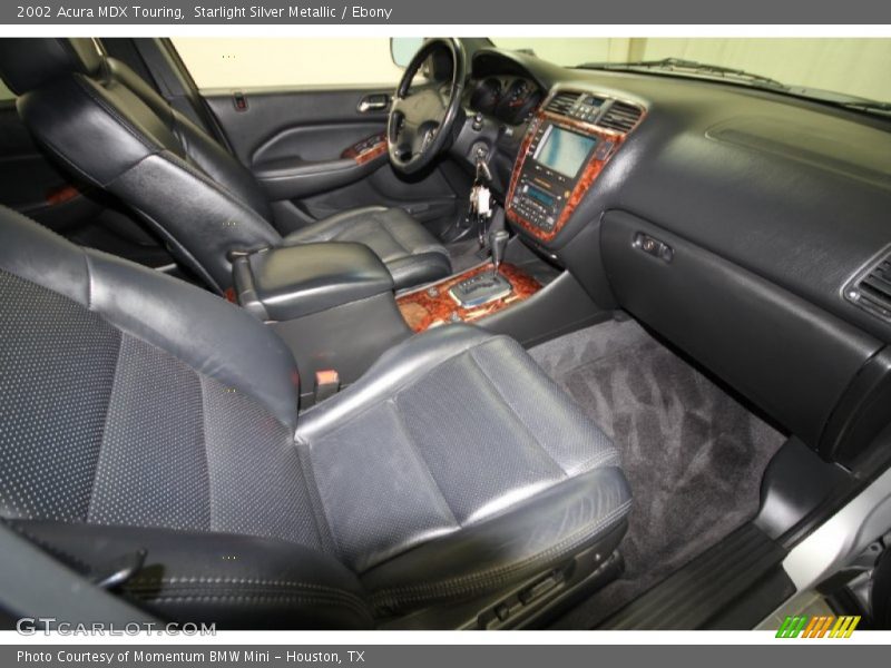 Starlight Silver Metallic / Ebony 2002 Acura MDX Touring