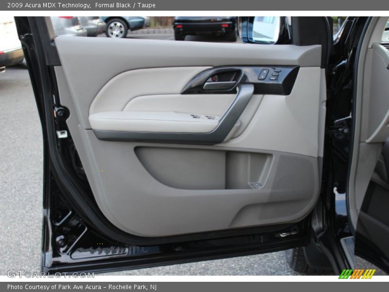 Formal Black / Taupe 2009 Acura MDX Technology