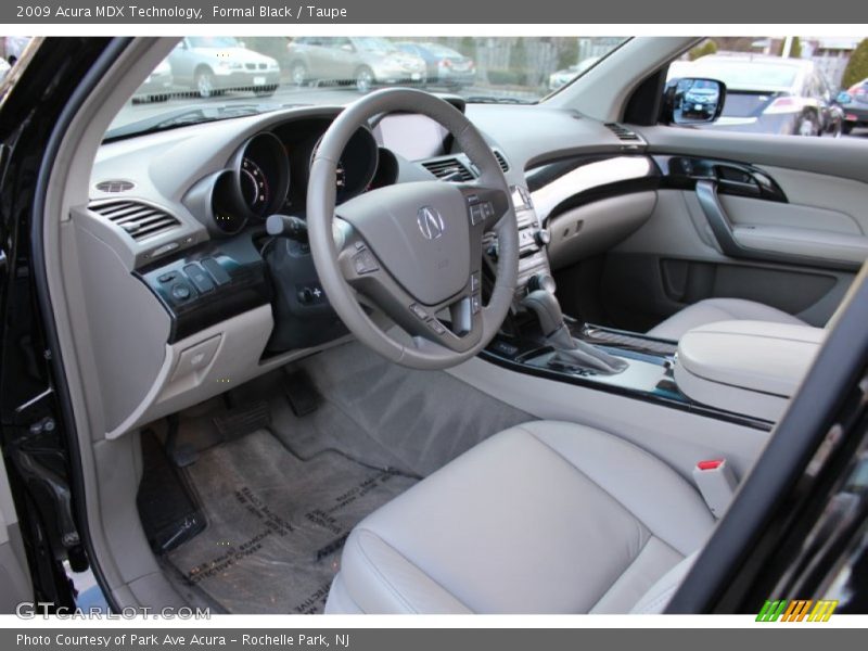 Formal Black / Taupe 2009 Acura MDX Technology