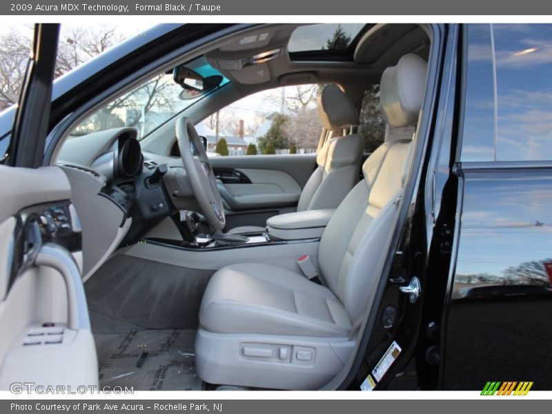 Formal Black / Taupe 2009 Acura MDX Technology