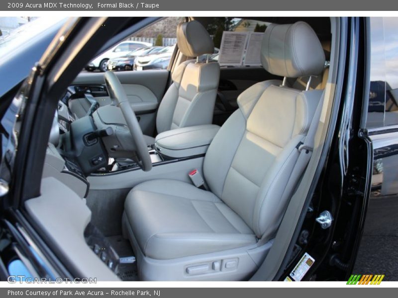 Formal Black / Taupe 2009 Acura MDX Technology