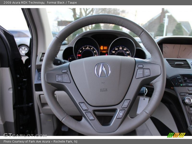 Formal Black / Taupe 2009 Acura MDX Technology