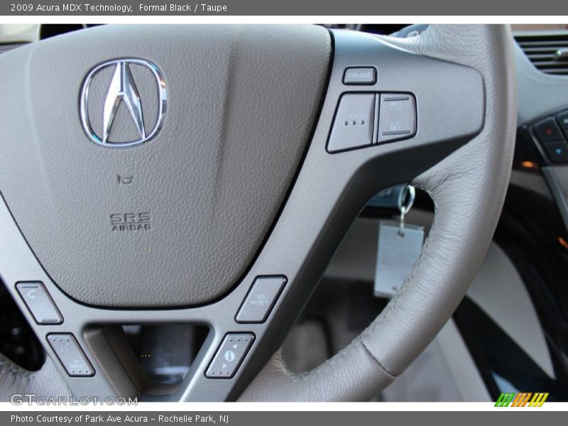 Formal Black / Taupe 2009 Acura MDX Technology