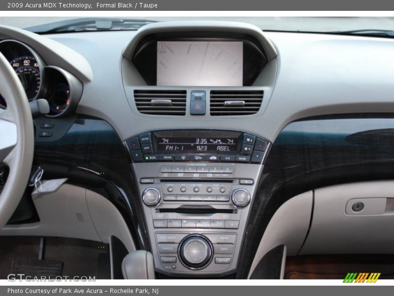 Formal Black / Taupe 2009 Acura MDX Technology