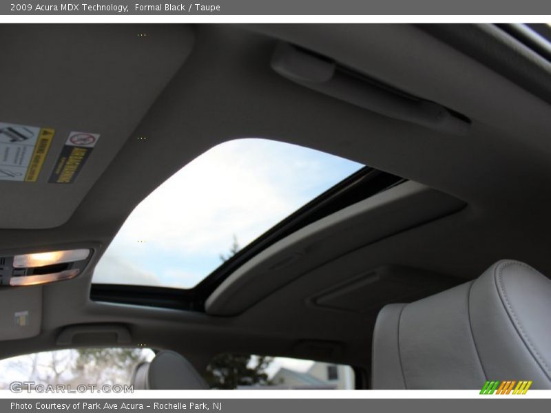 Formal Black / Taupe 2009 Acura MDX Technology
