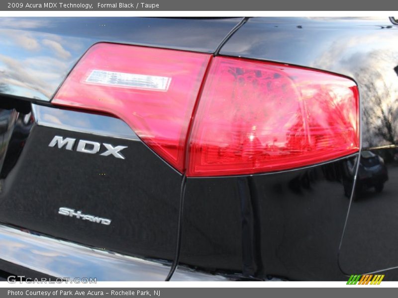 Formal Black / Taupe 2009 Acura MDX Technology