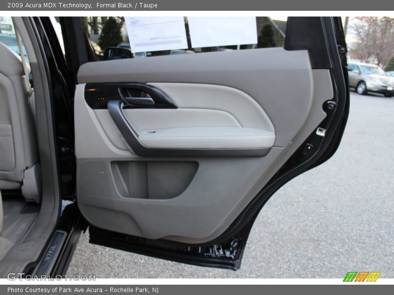 Formal Black / Taupe 2009 Acura MDX Technology