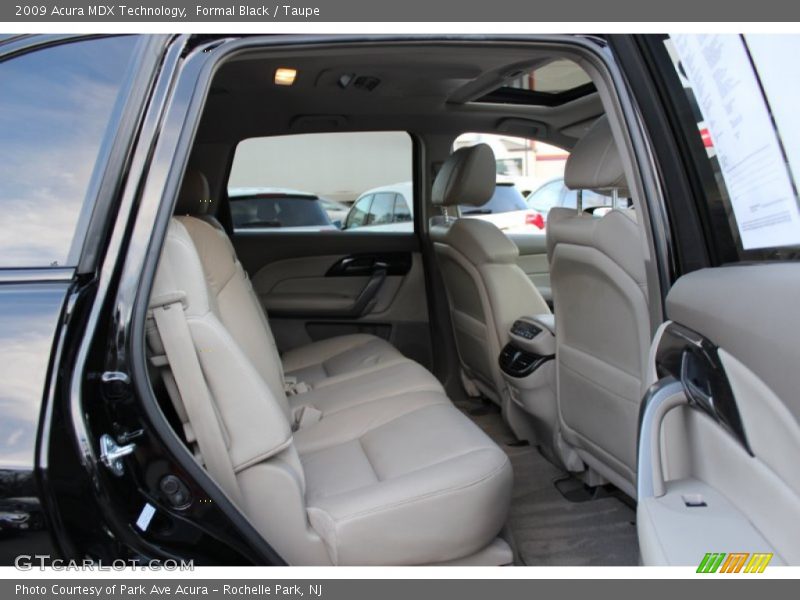 Formal Black / Taupe 2009 Acura MDX Technology