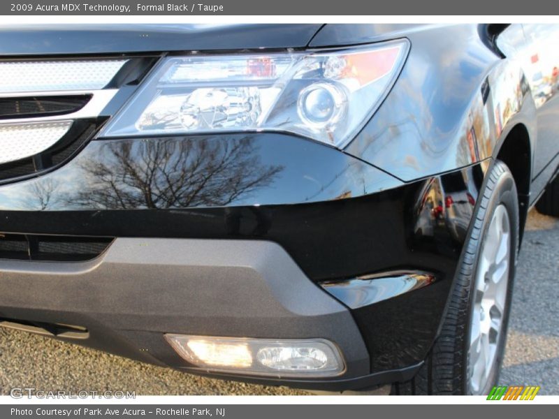 Formal Black / Taupe 2009 Acura MDX Technology