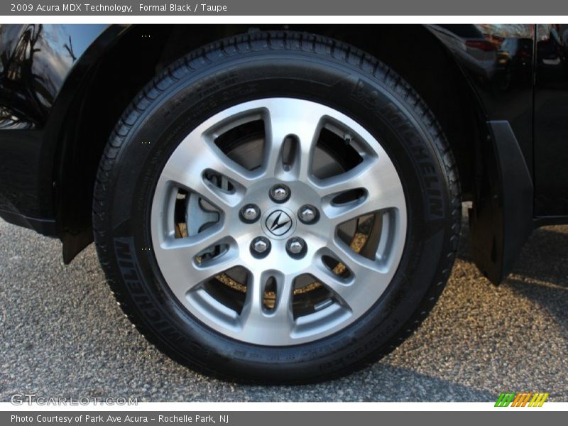 Formal Black / Taupe 2009 Acura MDX Technology